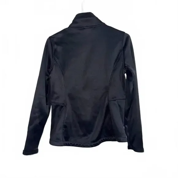 The North Face Women's Black Full-Zip Fleece Jacket Pink Ribbon Detail small - Picture 4 of 6